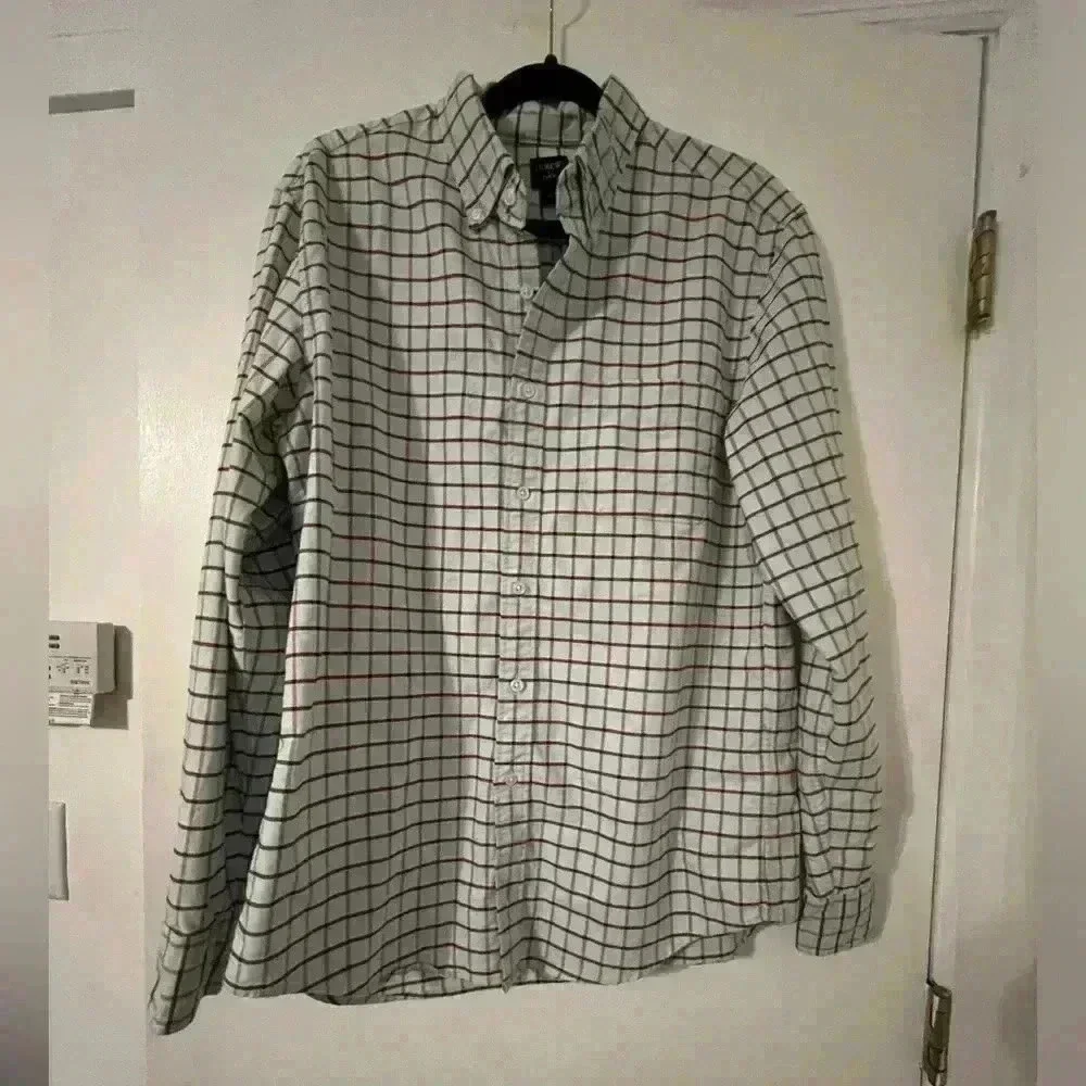JCrew flex button down shirt size L (J133)